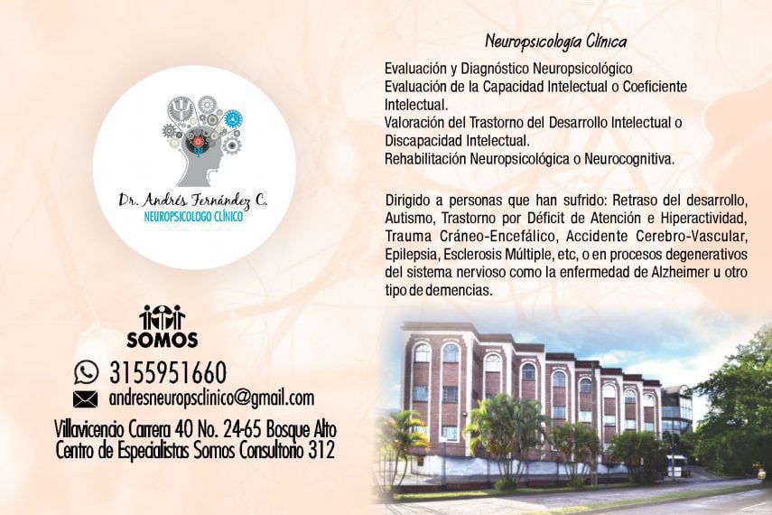 Dr Andres Fernández Neuropsicologo clinico villavicencio meta 1